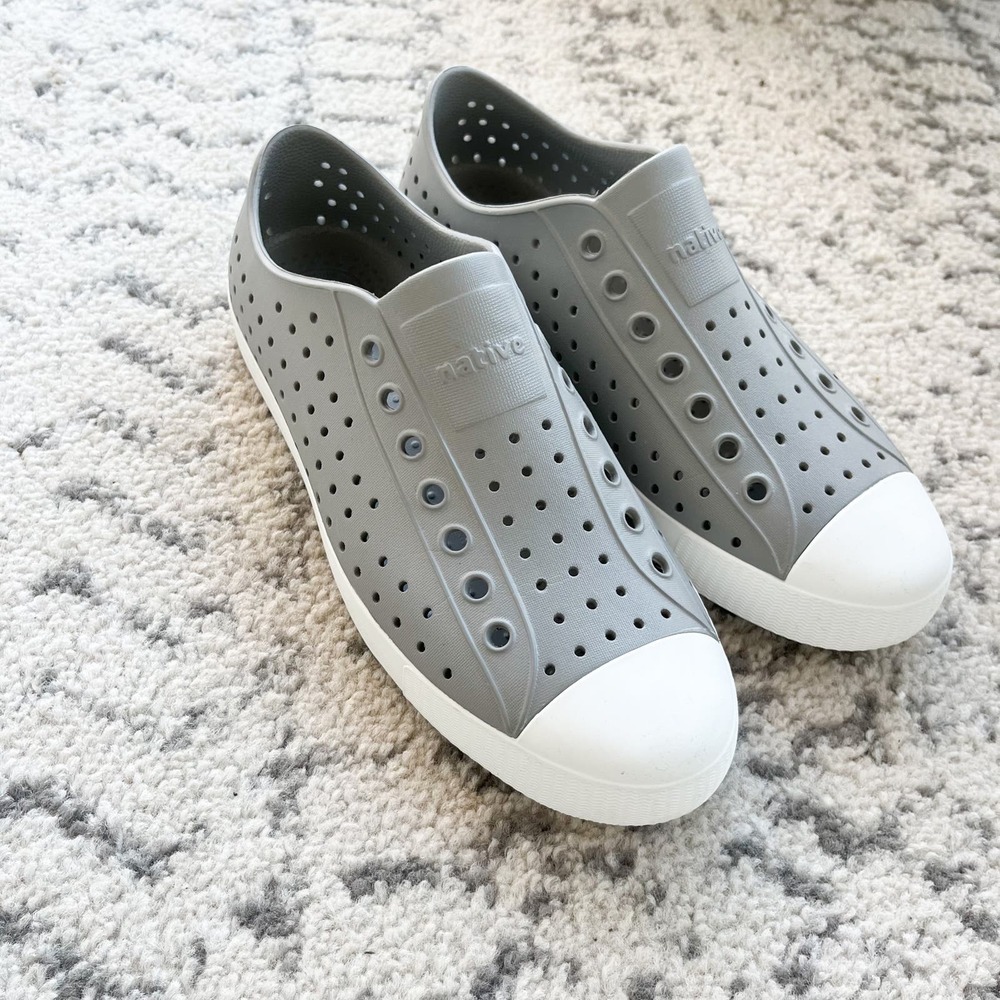 Unisex Grey Native Shoes M8/W10